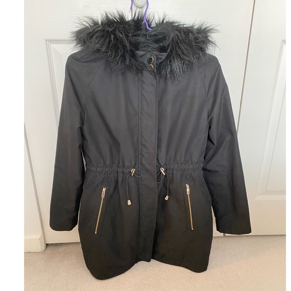 Ted baker - fur hooded jacket - Picture 1 of 7